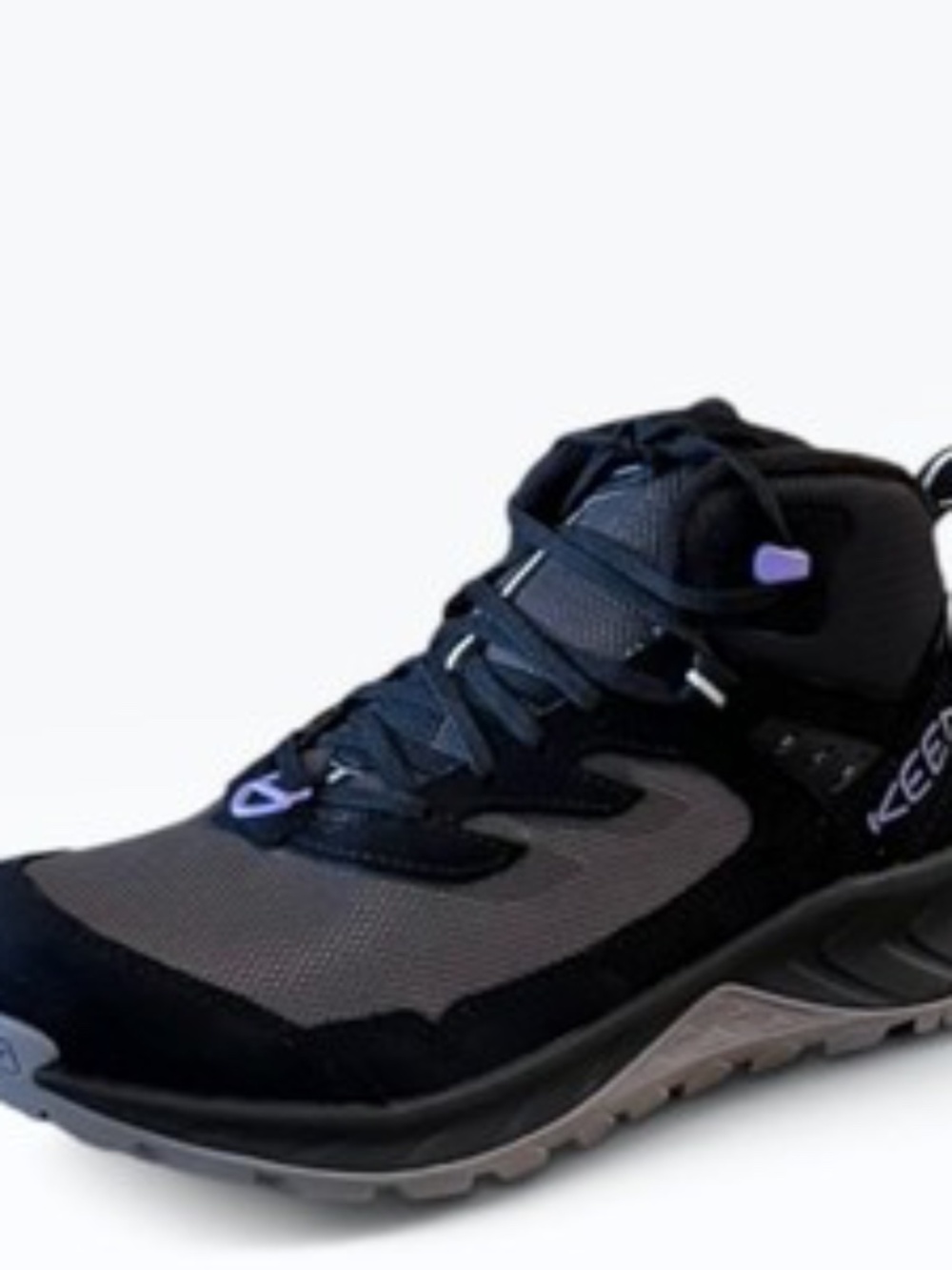 Keen Womens Hightrail Polar Black Purple Waterproof Hiking Boots Size 8
